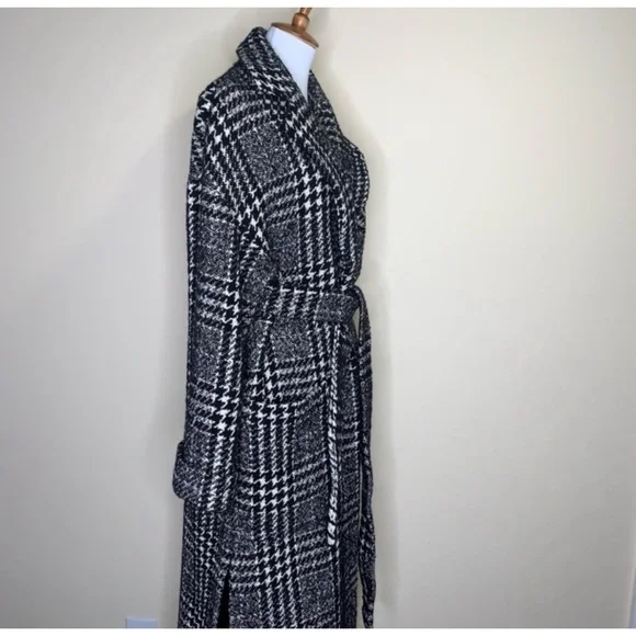 Zara Oversized Houndstooth Coat - Picture 8 of 16